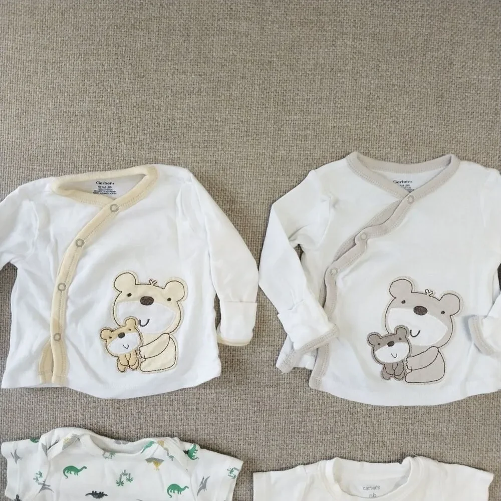 Baby Infant Boy Clothing Bundle Bodysuit Variety Of Colors 24 Pieces Newborn #6